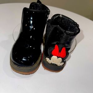 Zara mini mouse boots
